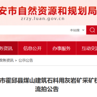 起始價8億元！安徽一建筑石料用灰?guī)r礦無人報價流拍